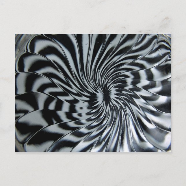 Cartão Postal Preto em branco (Frente)