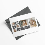 Cartão Postal Preto Moderno | Foto de Colagem | Melhor presente<br><div class="desc">Uma foto de colagem é uma maravilhosa ideia de presente para qualquer pai que adora relembrar os bons tempos com a família e os amigos. Este tipo de fotografia apresenta uma coleção de fotografias organizadas criativamente e apresentadas em conjunto, frequentemente num tema ou num esquema que reflete a personalidade ou...</div>
