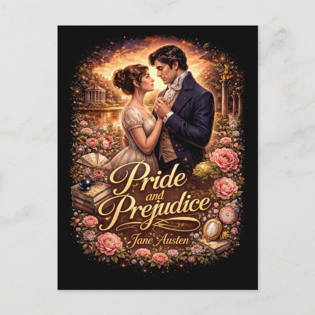 Cartão Postal Pride and Prejudice (Frente)