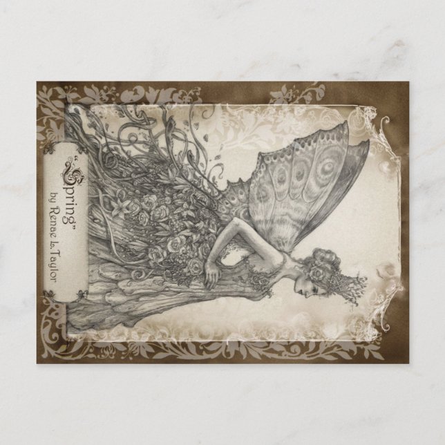 Cartão Postal Primavera (Frente)