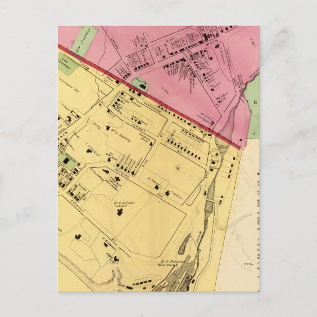 Cartão Postal Primavera a frio, Nelsonville (Frente)