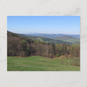 Cartão Postal Primavera Beskid Sadecki