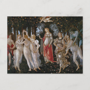 Cartão Postal Primavera Botticelli