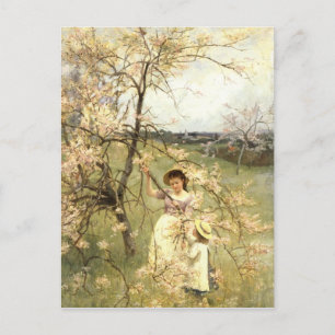 Cartão Postal Primavera, c.1880