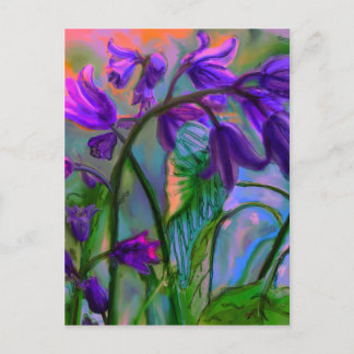 Cartão Postal Primavera de Bluebell