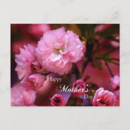 Cartão Postal Primavera de feliz dia de as mães - Flores de cere
