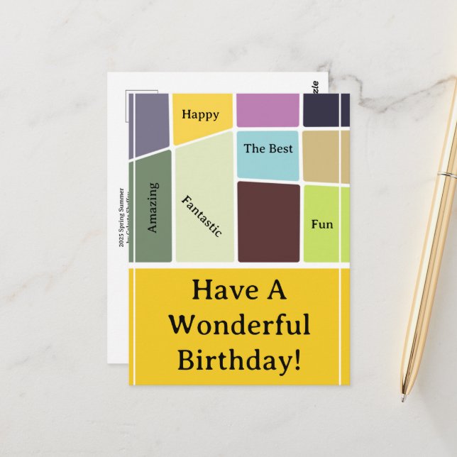 Cartão Postal primavera de Verão de 2025 (Frente/Verso In Situ)