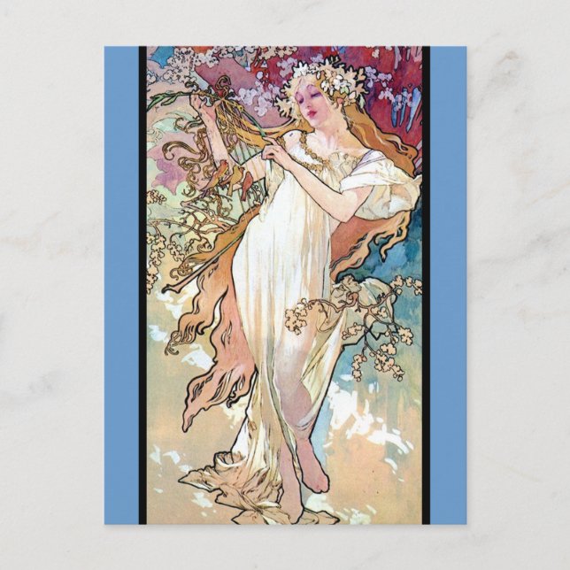 Cartão Postal Primavera de Verão outono (Frente)