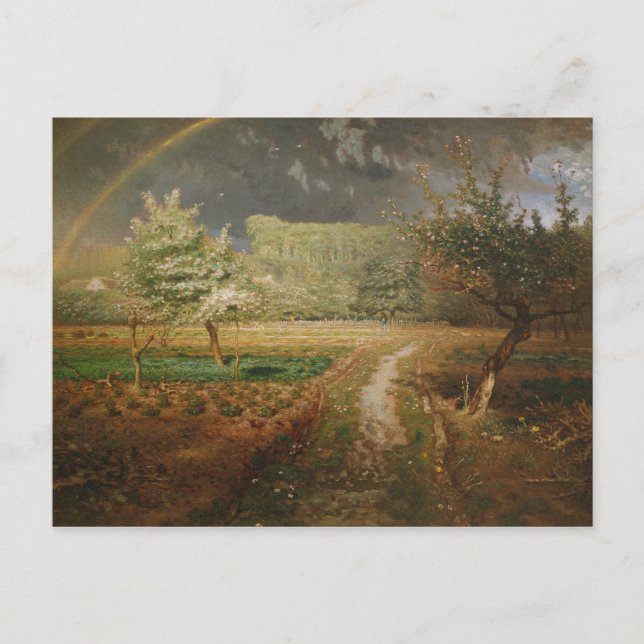Cartão Postal Primavera em Barbizon, 1868-73 (Frente)