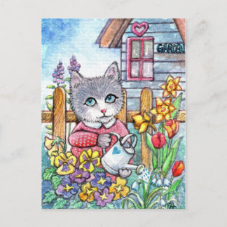 Cartão Postal Primavera Garden