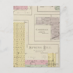 Cartão Postal Primavera Hill, Edgerton, Ocheltree, Gardner, Kans