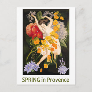 Cartão Postal Primavera na Provença, França