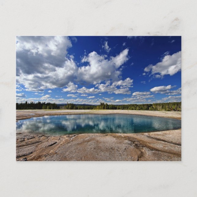 Cartão Postal Primavera quente (Frente)