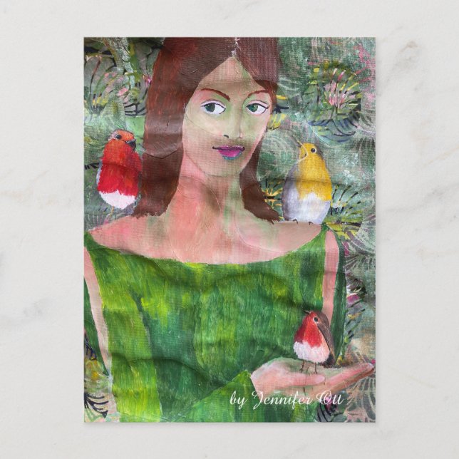 Cartão Postal Primavera Siren (Frente)