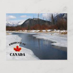 Cartão Postal Primavera Thaw em Banff