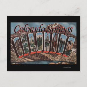Cartão Postal Primaveras do Colorado, Colorado - Cenas com Letra