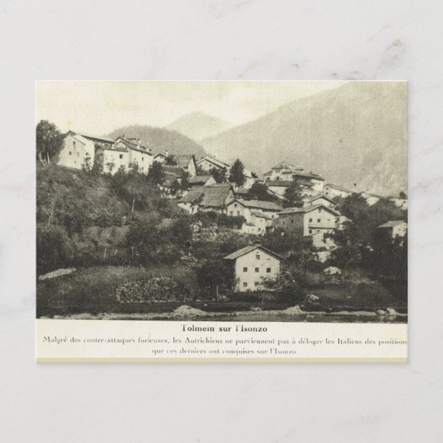 Cartão Postal Primeira Guerra Mundial, cidade austríaca (Frente)