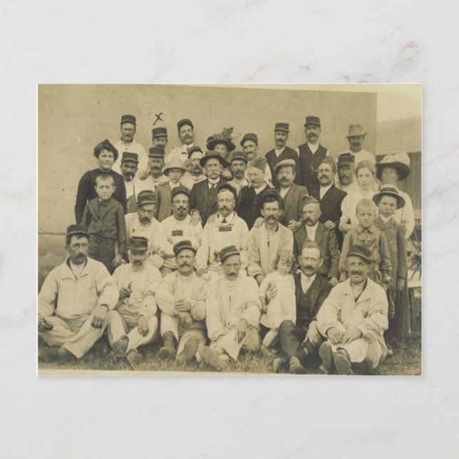 Cartão Postal Primeira Guerra Mundial, Foto da aldeia (Frente)