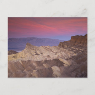 Cartão Postal Primeira luz da manhã no Zabriskie Point e 2