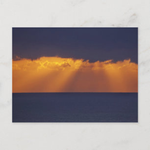 Cartão Postal Primeira Luz sobre o Mar de Tasmânia, Austrália