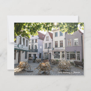 Cartão Postal Primeira manhã em Bremen