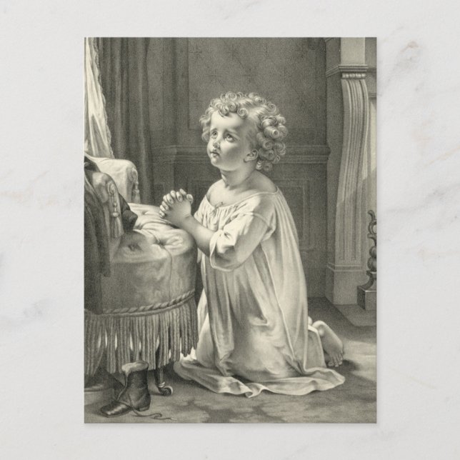 Cartão Postal Primeira oração de CHild (Frente)