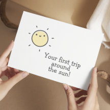 Primeira viagem ao redor do sol! Aniversário de 1 