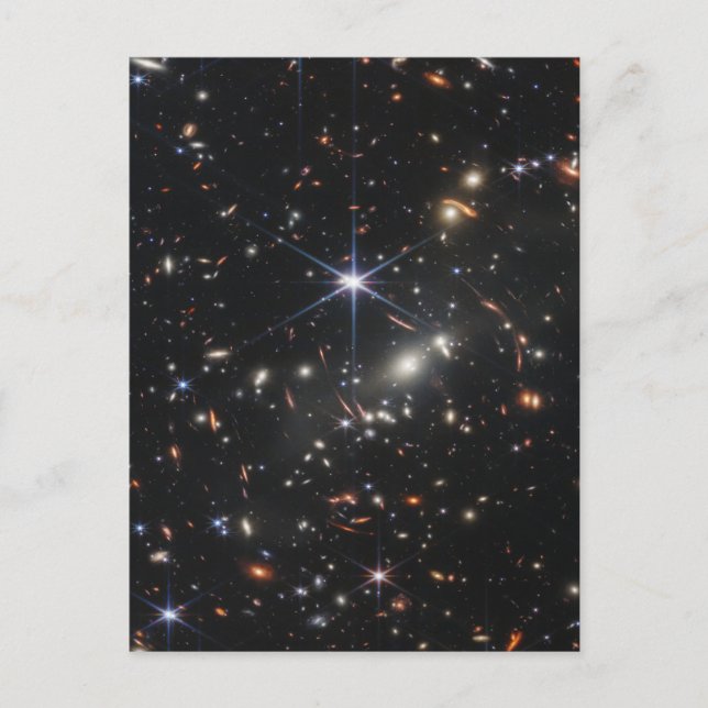 Cartão Postal Primeiras imagens do telescópio espacial JWST Jame (Frente)