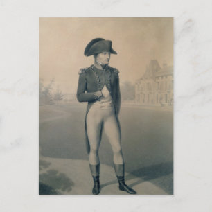 Cartão Postal Primeiro cônsul de Napoleon Bonaparte em Malmaiso