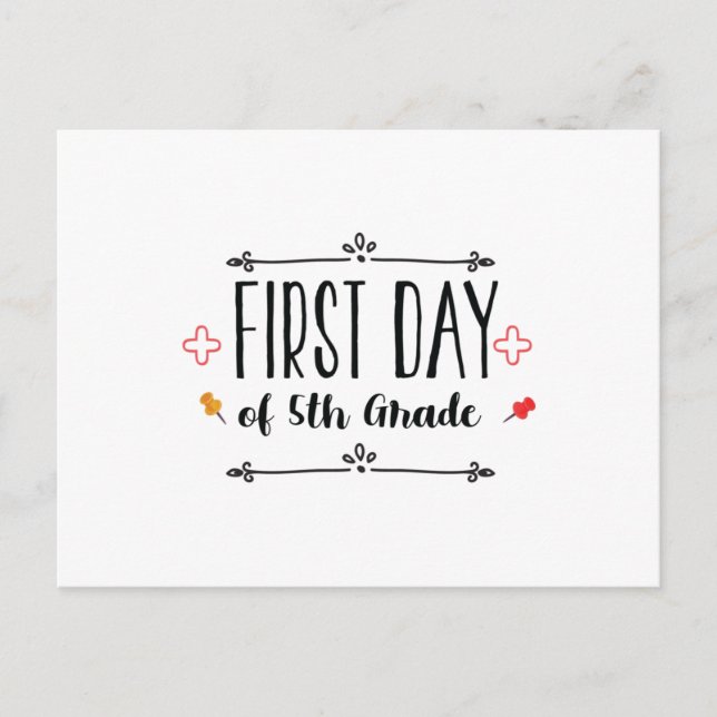 Cartão Postal Primeiro Dia de 5 Grau (Frente)