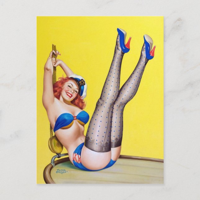 Cartão Postal Primeiro-Ministro de Peter Driben 1953 (Frente)