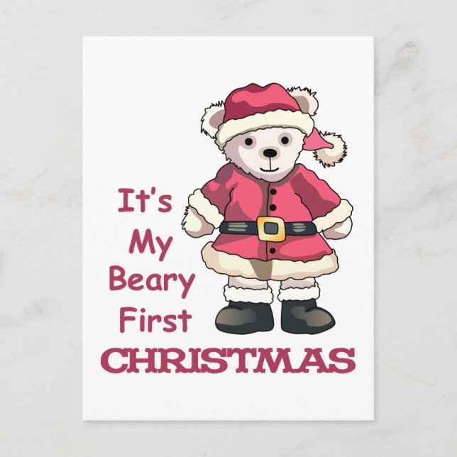 Cartão Postal Primeiro Natal (Frente)