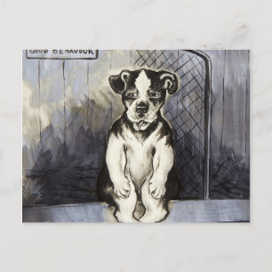 Cartão Postal Primeiro Prêmio de Bom Comportamento de Louis Wai