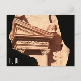Cartão Postal primeiro vislumbre petra do tesouro