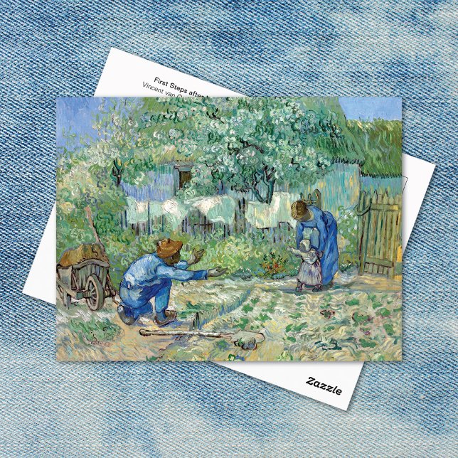 Cartão Postal Primeiros passos Baby Vincent van Gogh (Criador carregado)