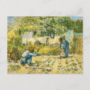 Cartão Postal Primeiros passos de Vincent van Gogh 1890
