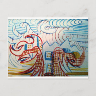 Cartão Postal Primitivo Futuro