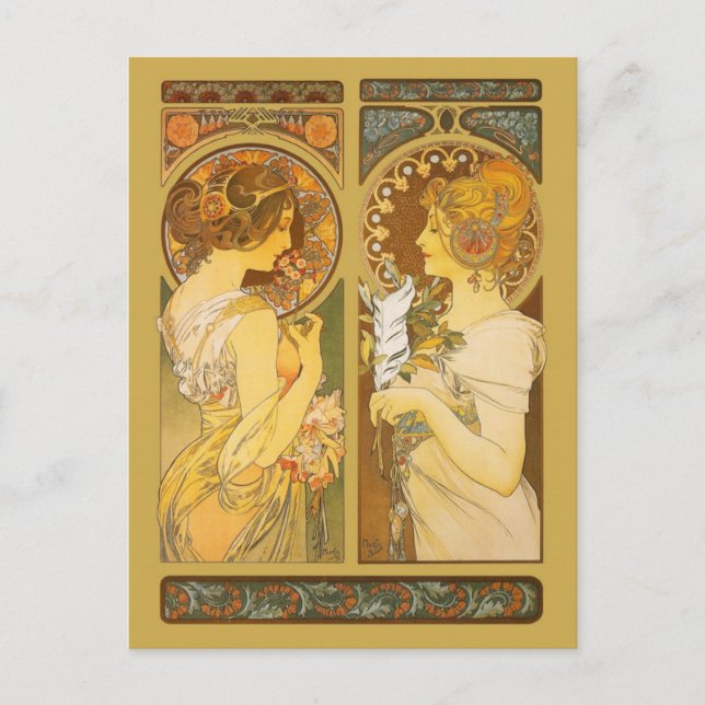 Cartão Postal Primrose & Quill (Frente)