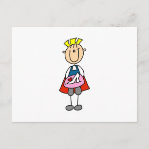 Cartão Postal Prince Com Slipper De Vidro