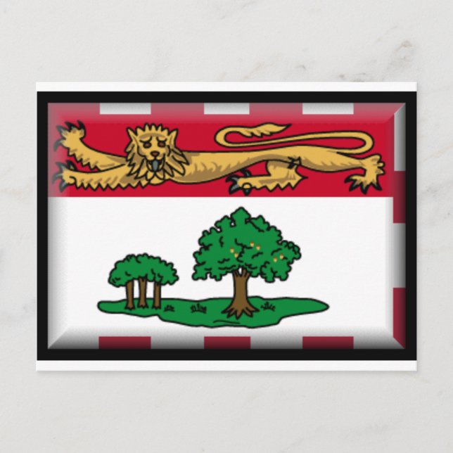 Cartão Postal Prince Edward Island Flag (Frente)