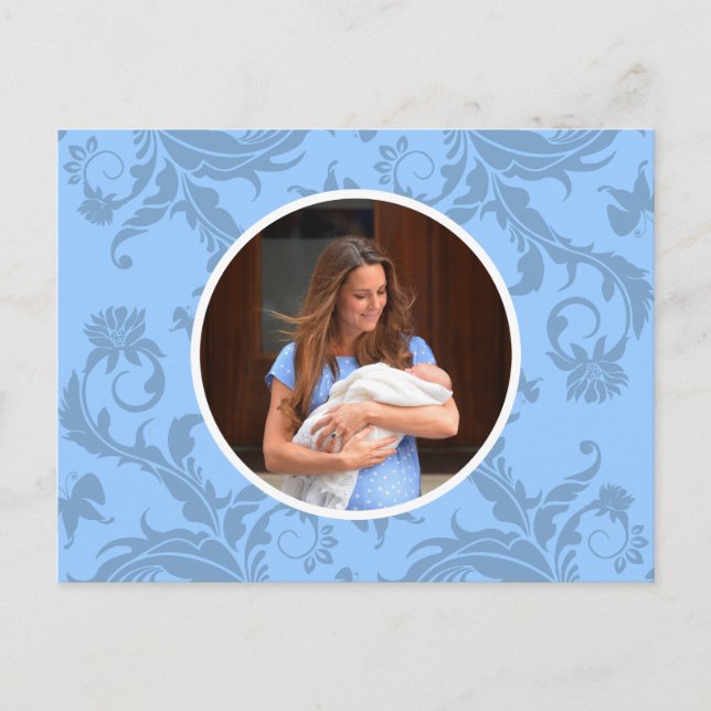 Cartão Postal Prince George Royal Baby (Frente)