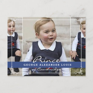 Cartão Postal Prince George - William & Kate