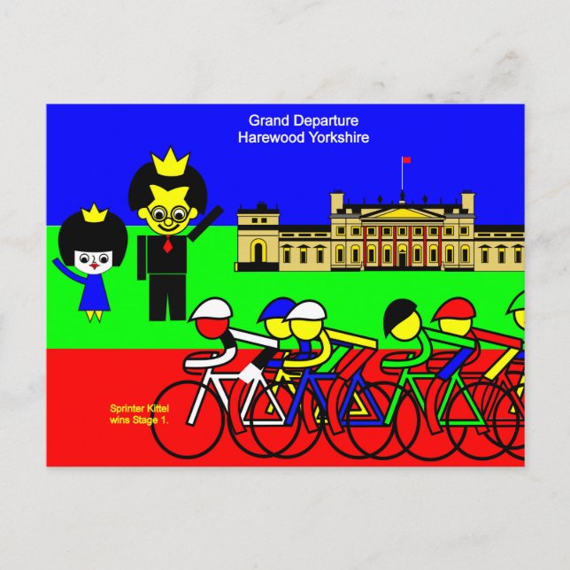 Cartão Postal Prince William inicia Palco 1 (Frente)