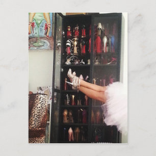 Cartão Postal Princesa calçado