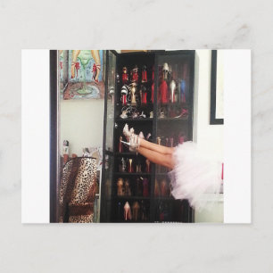 Cartão Postal Princesa calçado