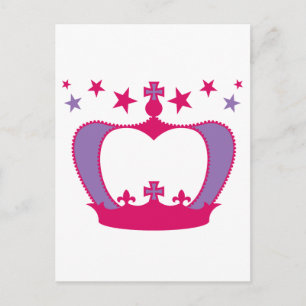 Cartão Postal Princesa Coroa