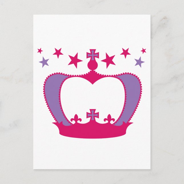 Cartão Postal Princesa Coroa (Frente)