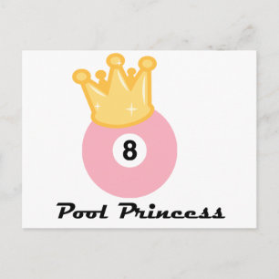 Cartão Postal Princesa da Piscina PoolChick