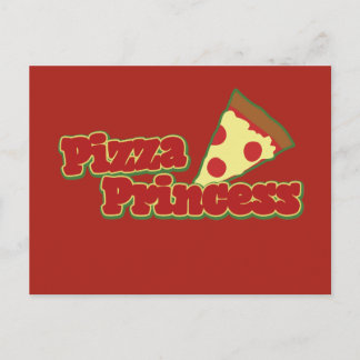 Cartão Postal Princesa da Pizza