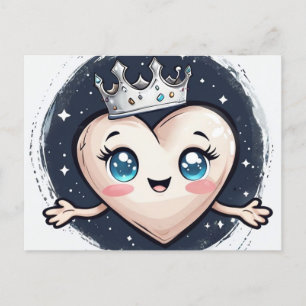 Cartão Postal Princesa dia de os namorados